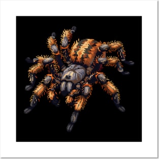 Pixelated Tarantula Artistry Posters and Art